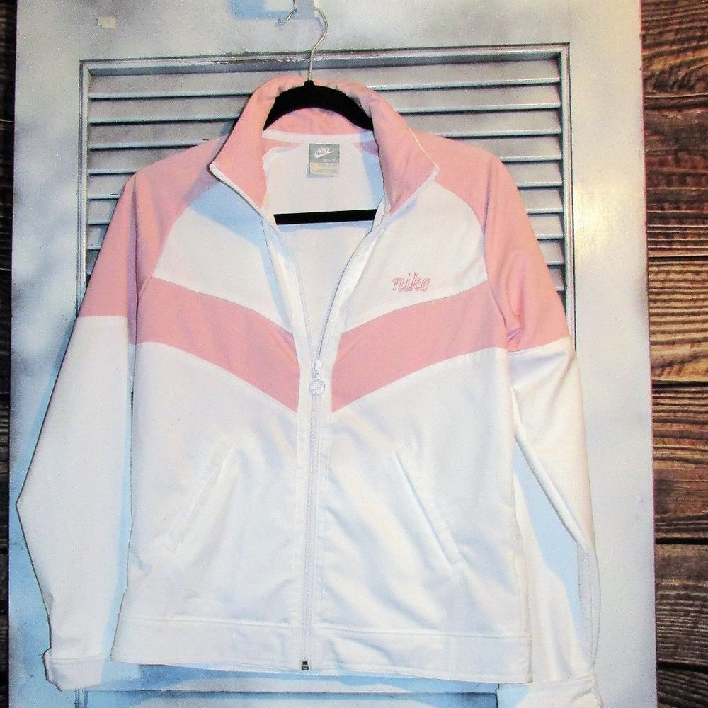 Nike Small Pink and White Warmup Jacket - Picture 9 of 11
